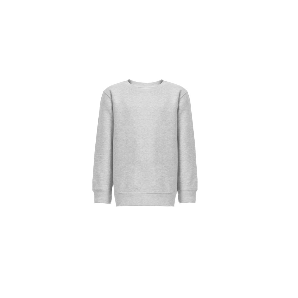 THC DELTA KIDS. Sweatshirt voor kinderen van gerecycled katoen en polyester - Heide licht grijs