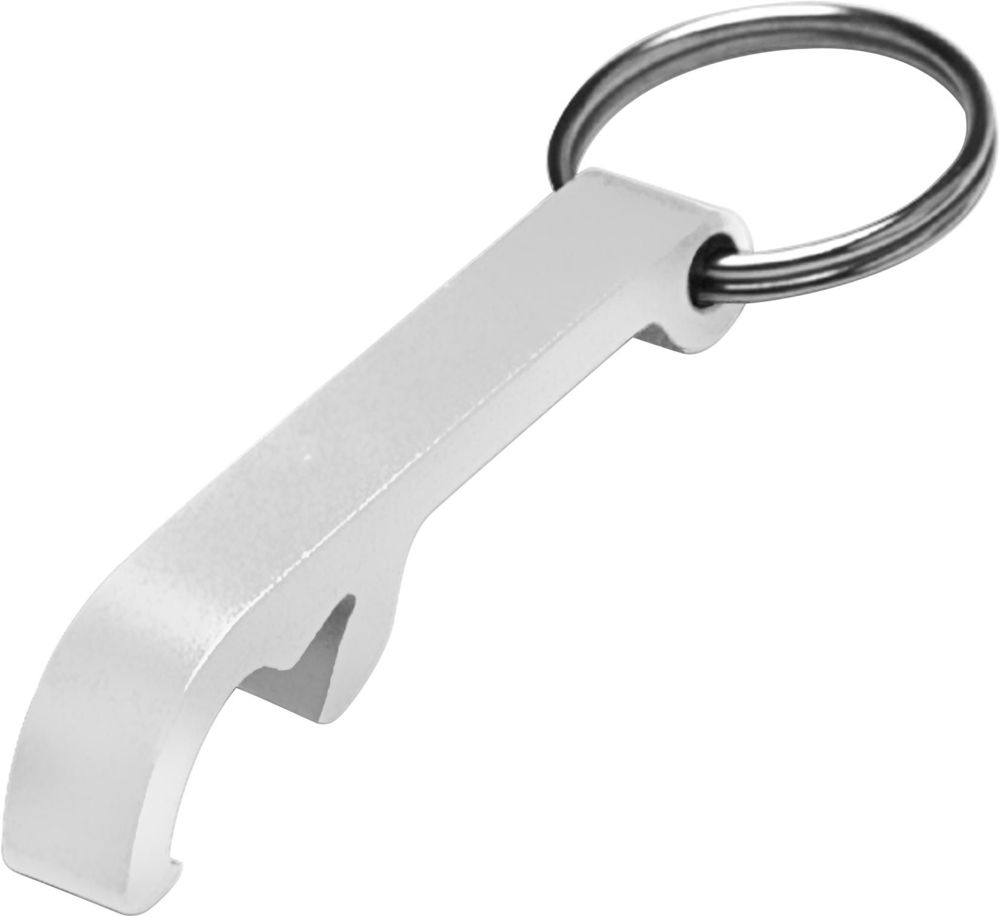 Metalen 2-in-1 sleutelhanger Jalen - Zilver