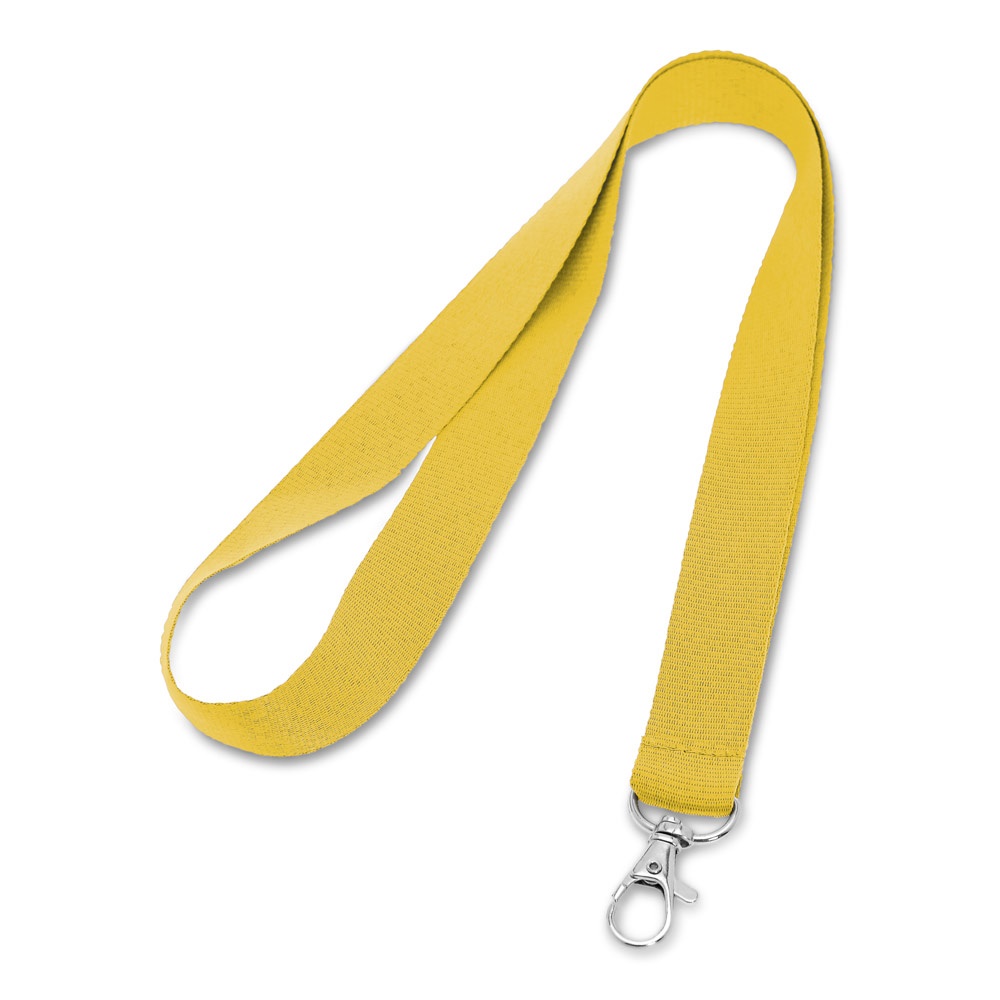 LARIAT. Polyester lanyard - Geel