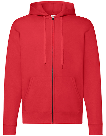 Fruit of the Loom - Classic Hooded Sweat Jacket - Red