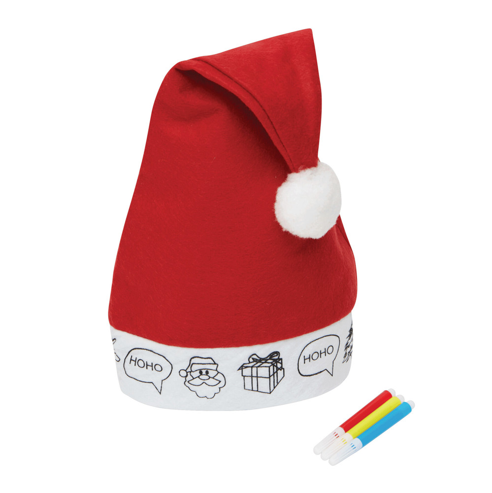 COLOURFUL HAT - Vilten kerstmuts