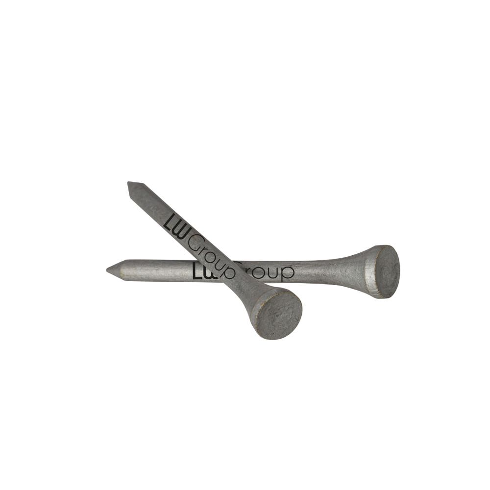 Bamboe houten tee 70 mm - Zilver