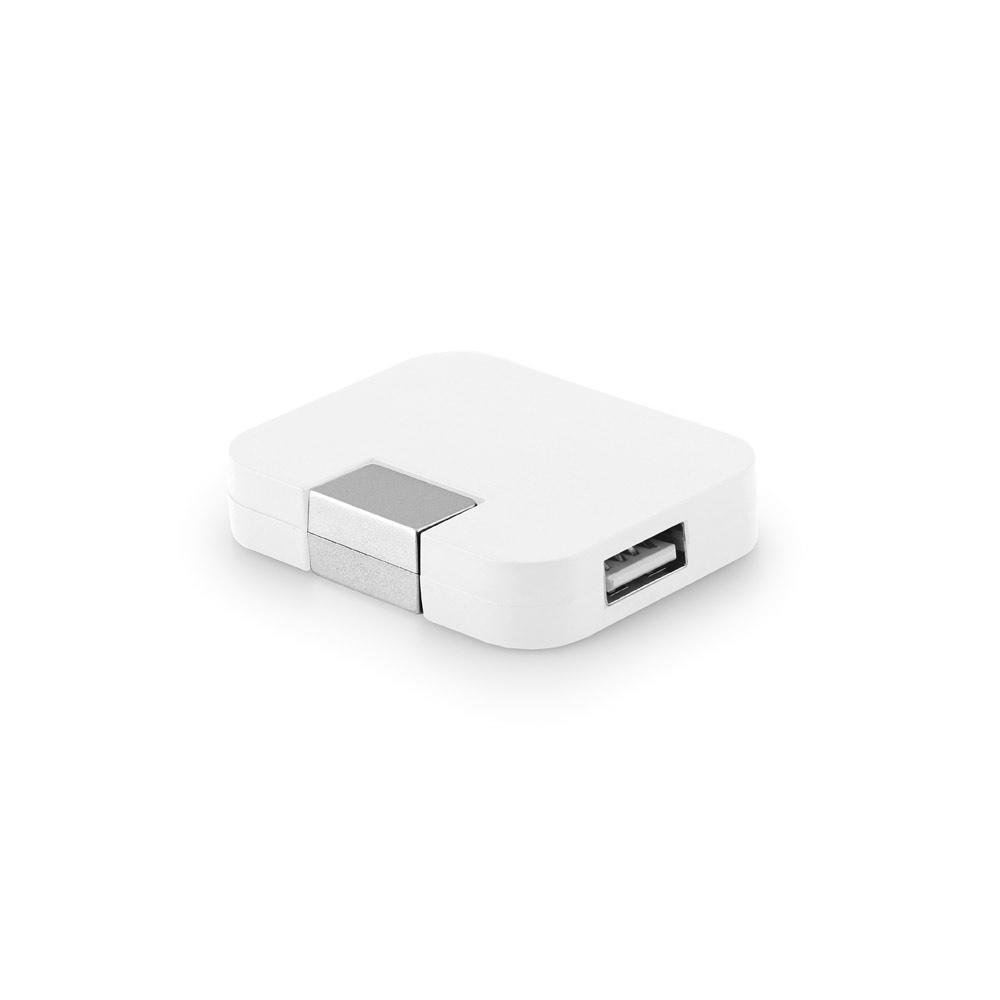 JANNES. HUB met 4 USB-A poorten in ABS - Wit