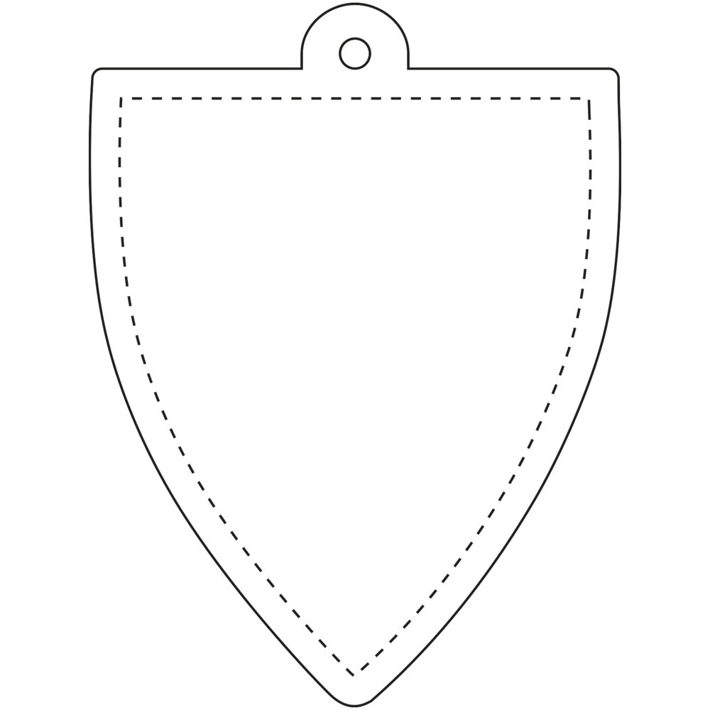 RFX™ H-12 reflecterende pvc hanger met badge
