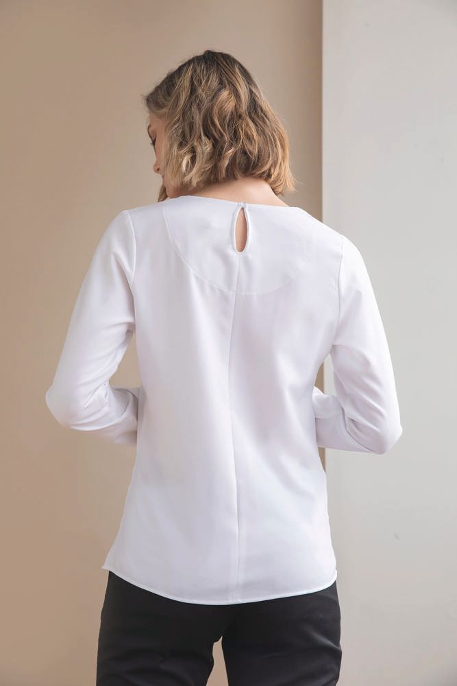 H598 - Blouse met lange mouwen
