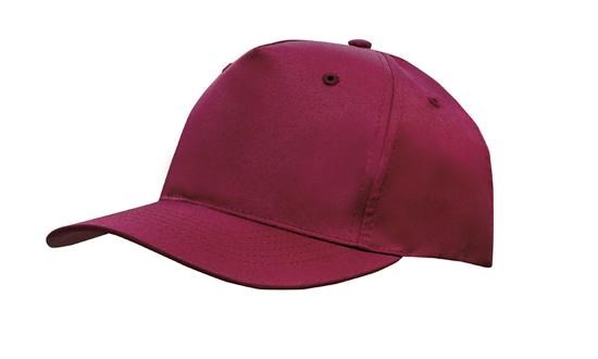 Ademende Poly Twill - 5 Paneel pet (4011) - Kastanjebruin