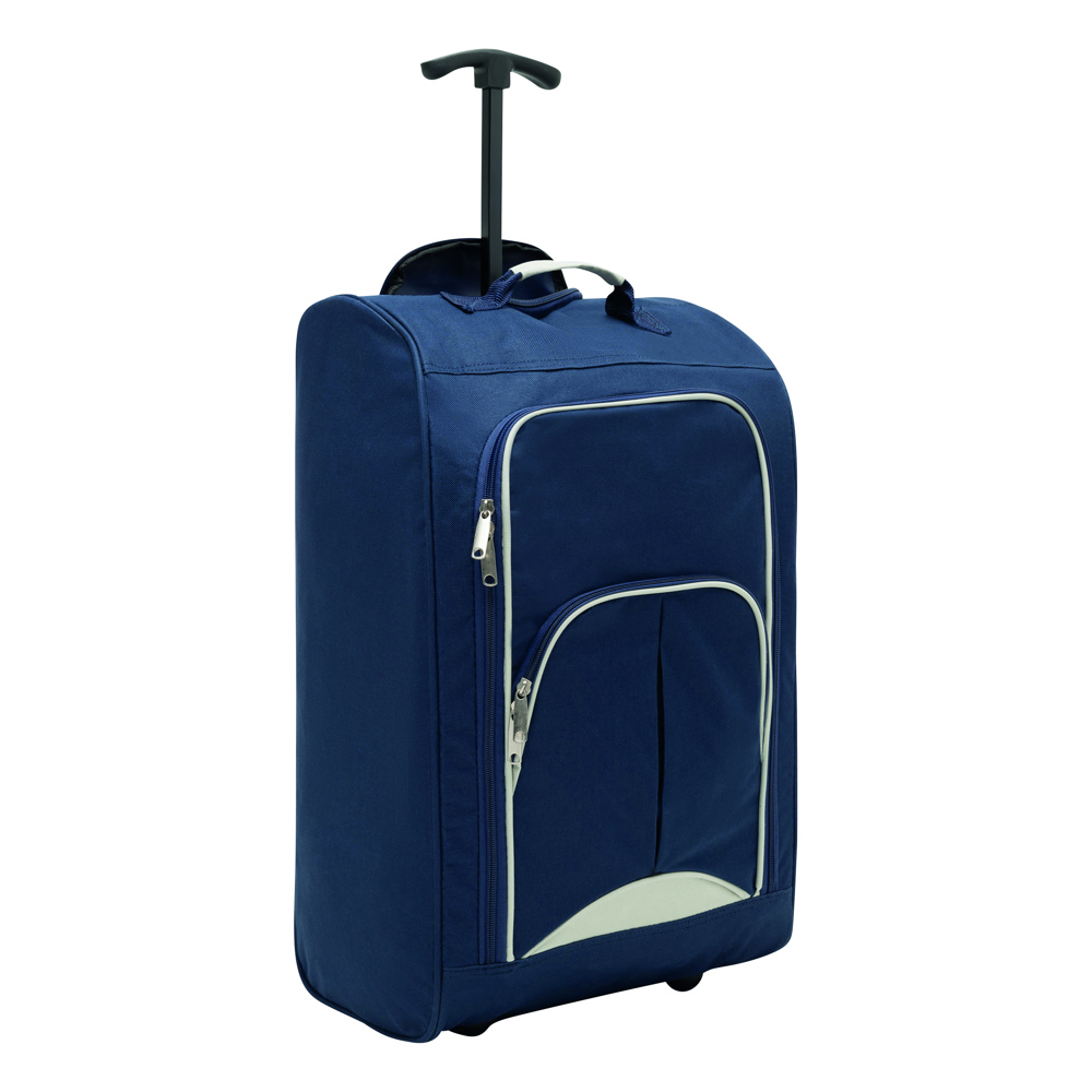 VIENNA - Trolley-boardcase van 600D polyester - Blauw
