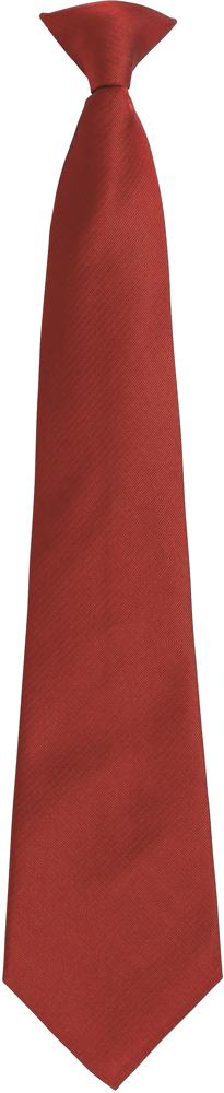 PR785 - "Colours" Stropdas met clip - Burgundy